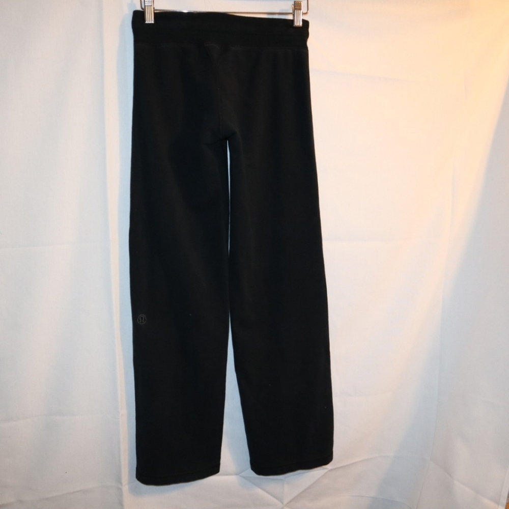 Y2K Lululemon  Black  Drawstring Flare Pant Size Small - Picture 8 of 13